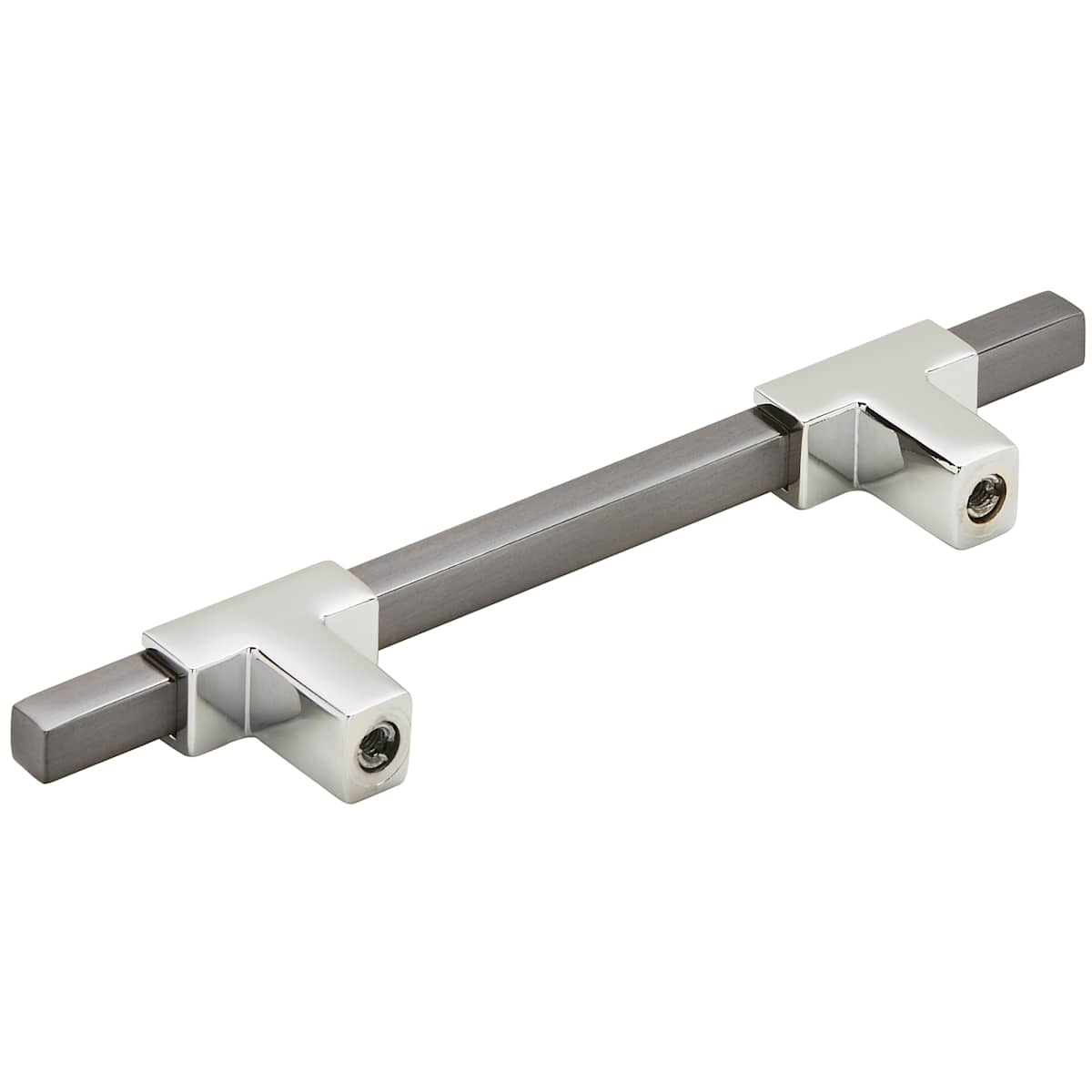 Amerock - BP77896CZMB - Urbanite 3-3/4 Inch Center to Center Bar Cabinet Pull in Champagne Bronze / Matte Black