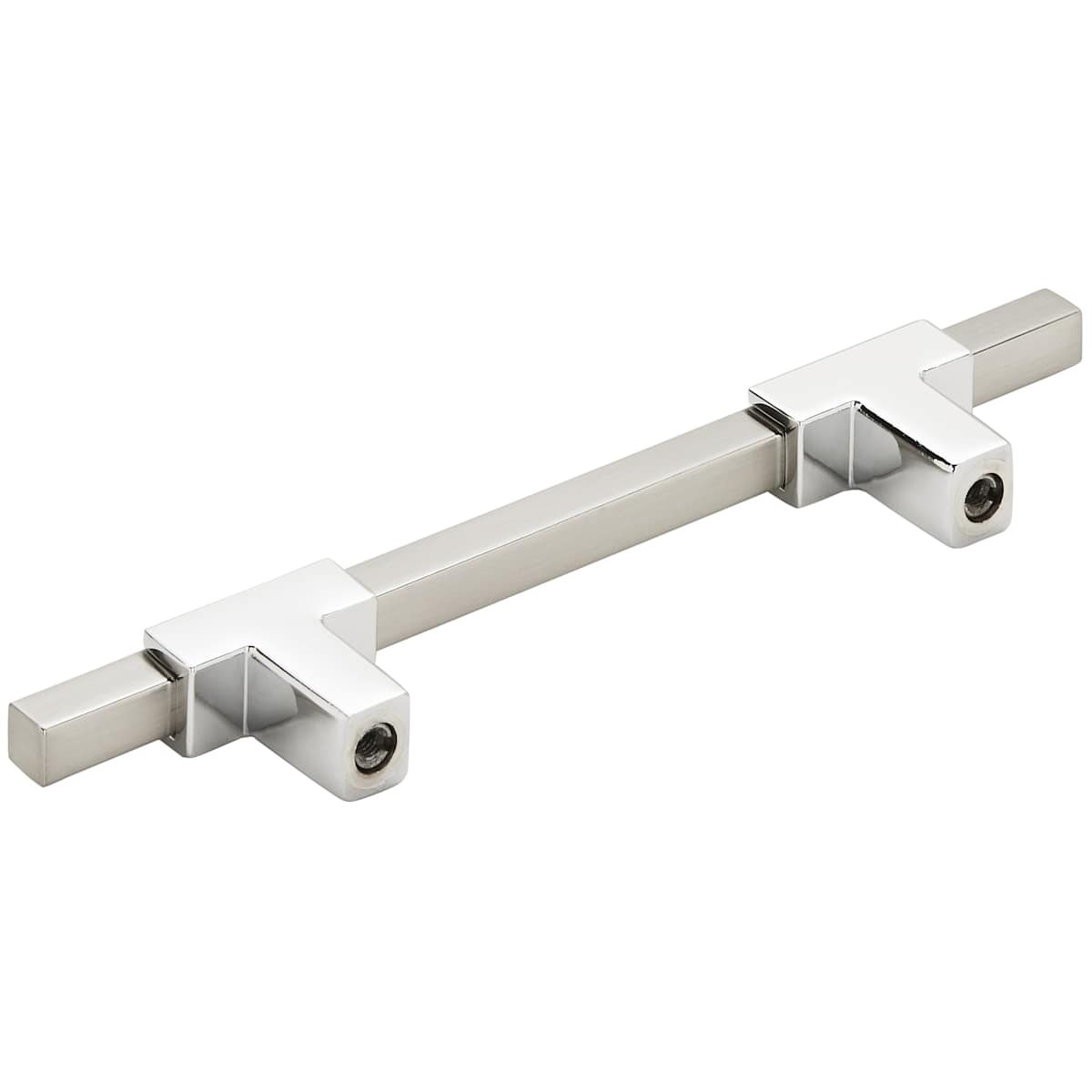 Amerock - BP77896CZMB - Urbanite 3-3/4 Inch Center to Center Bar Cabinet Pull in Champagne Bronze / Matte Black
