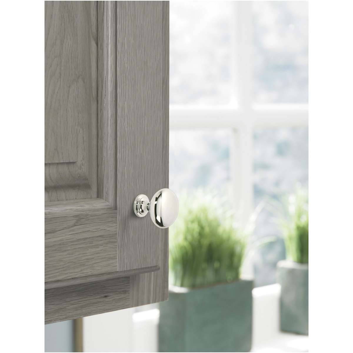 Amerock - Ravello-36-HW-BBZ - Edona (4) 1-1/4 Inch Mushroom Cabinet Knob - 4 Pack in Golden Champagne