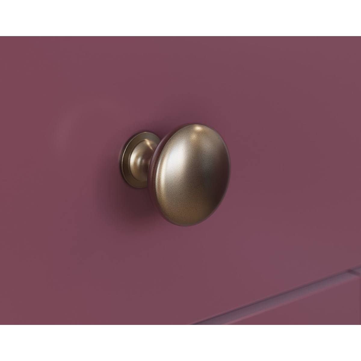 Amerock - Ravello-36-HW-BBZ - Edona (4) 1-1/4 Inch Mushroom Cabinet Knob - 4 Pack in Golden Champagne
