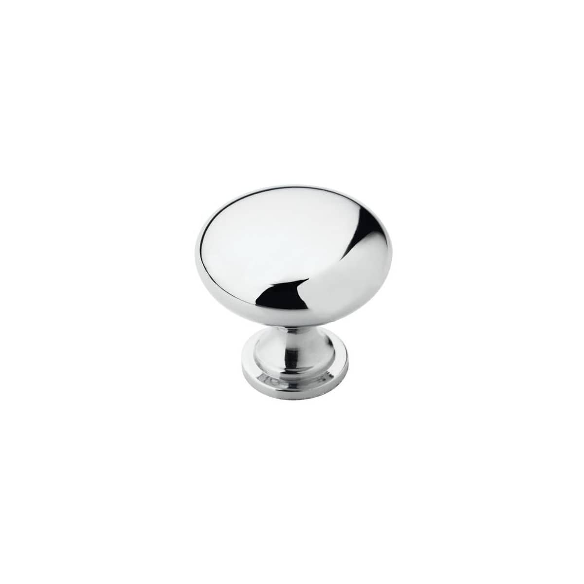 Amerock - Ravello-48-HW-CP - Edona 1-1/4 Inch Mushroom Cabinet Knob - 6 Pack in Polished Chrome