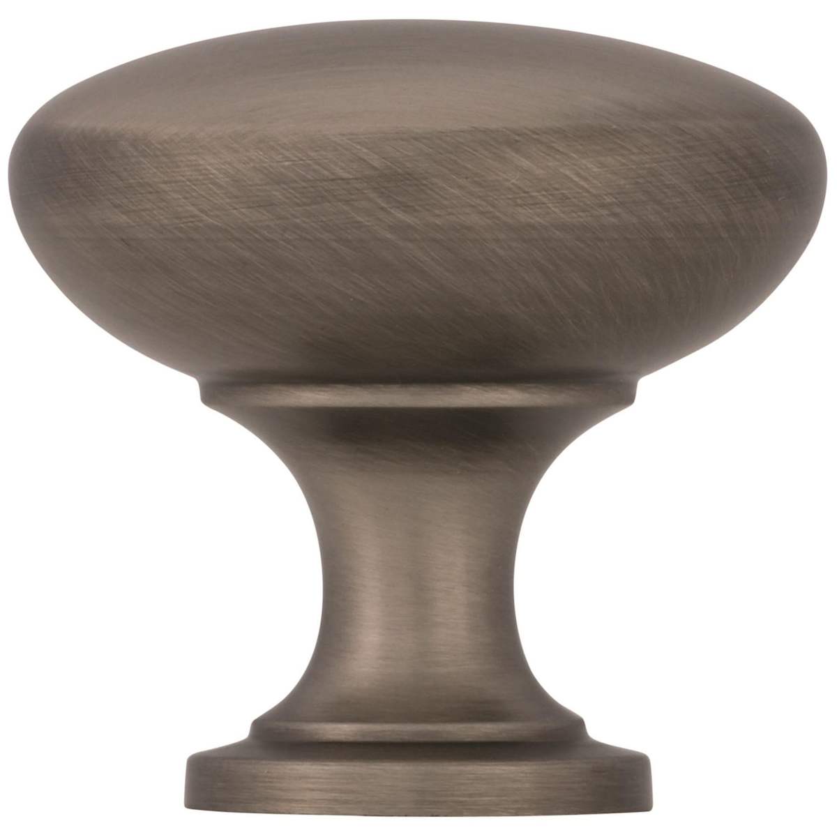 Amerock - Ravello-48-HW-AS - Edona 1-1/4 Inch Mushroom Cabinet Knob - 6 Pack in Antique Silver