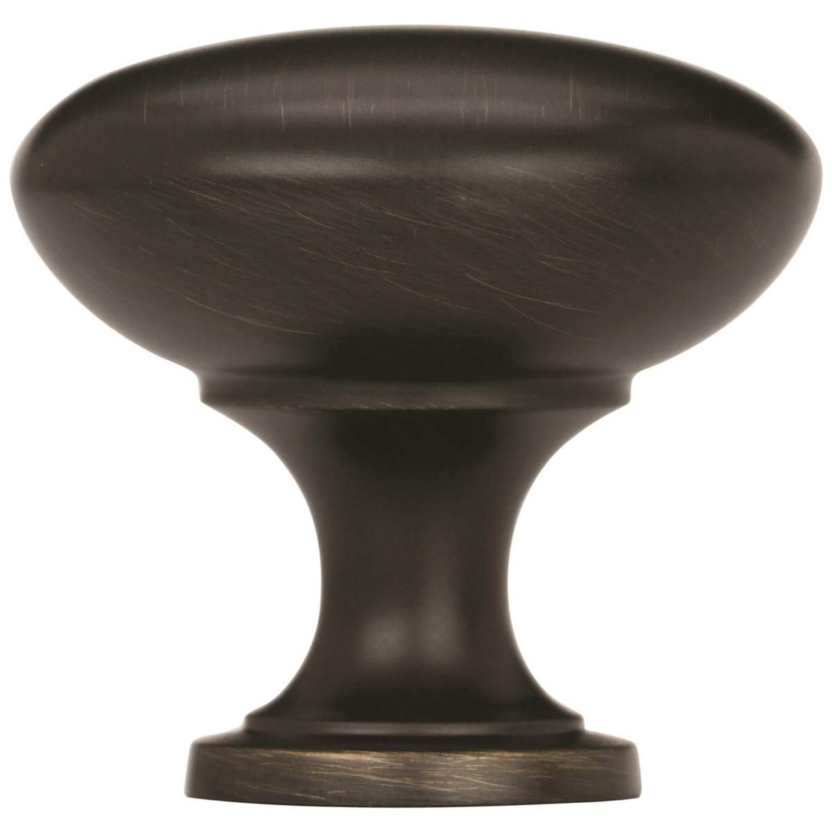 Amerock - Ravello-48-HW-AS - Edona 1-1/4 Inch Mushroom Cabinet Knob - 6 Pack in Antique Silver