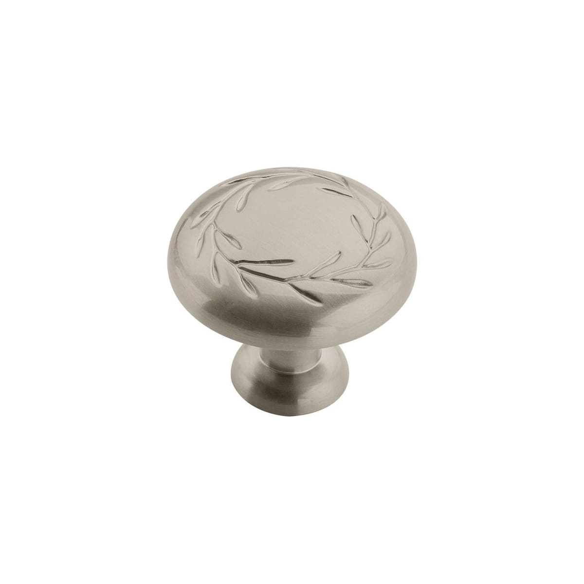 Amerock - BP1581G10 - Nature's Splendor 1-5/16 Inch Mushroom Cabinet Knob in Satin Nickel