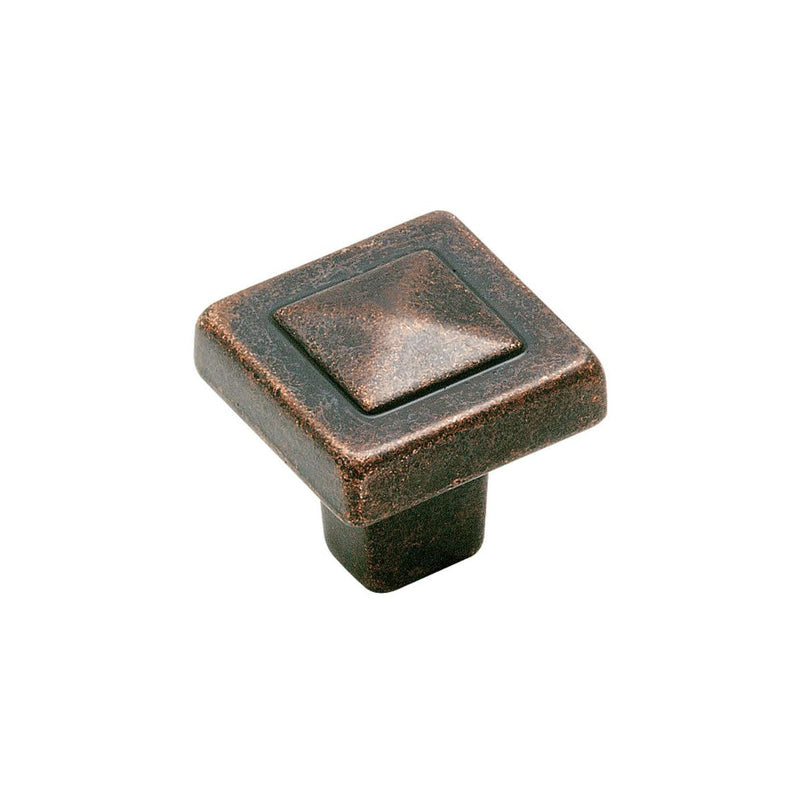 Forgings 1-1/8 Inch Square Cabinet Knob