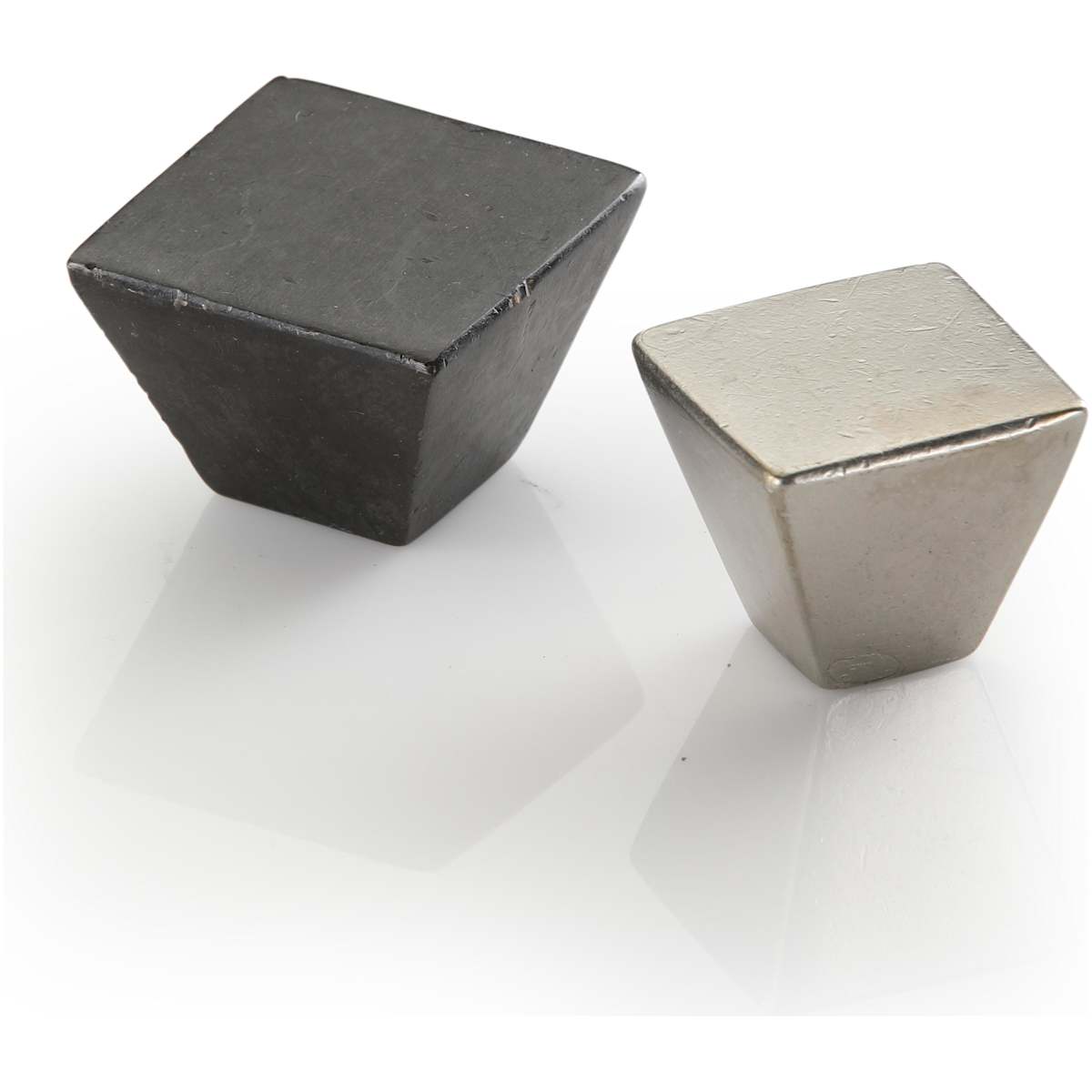 Ashley Norton - WL.3191 1 1/4 - Solid Bronze 1-1/4 Inch Square Cabinet Knob in White Bronze