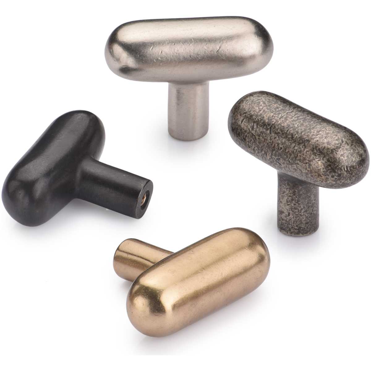 Ashley Norton - BZ.3630 - Solid Bronze Potato 13/16 Inch Bar Cabinet Knob in Dark Bronze