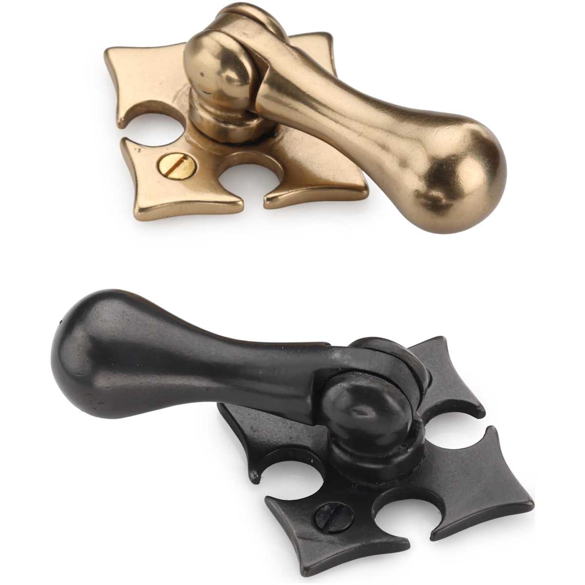 Ashley Norton - WM.6261 - Solid Bronze 3-1/2 Inch Pendant Cabinet Knob in White Medium