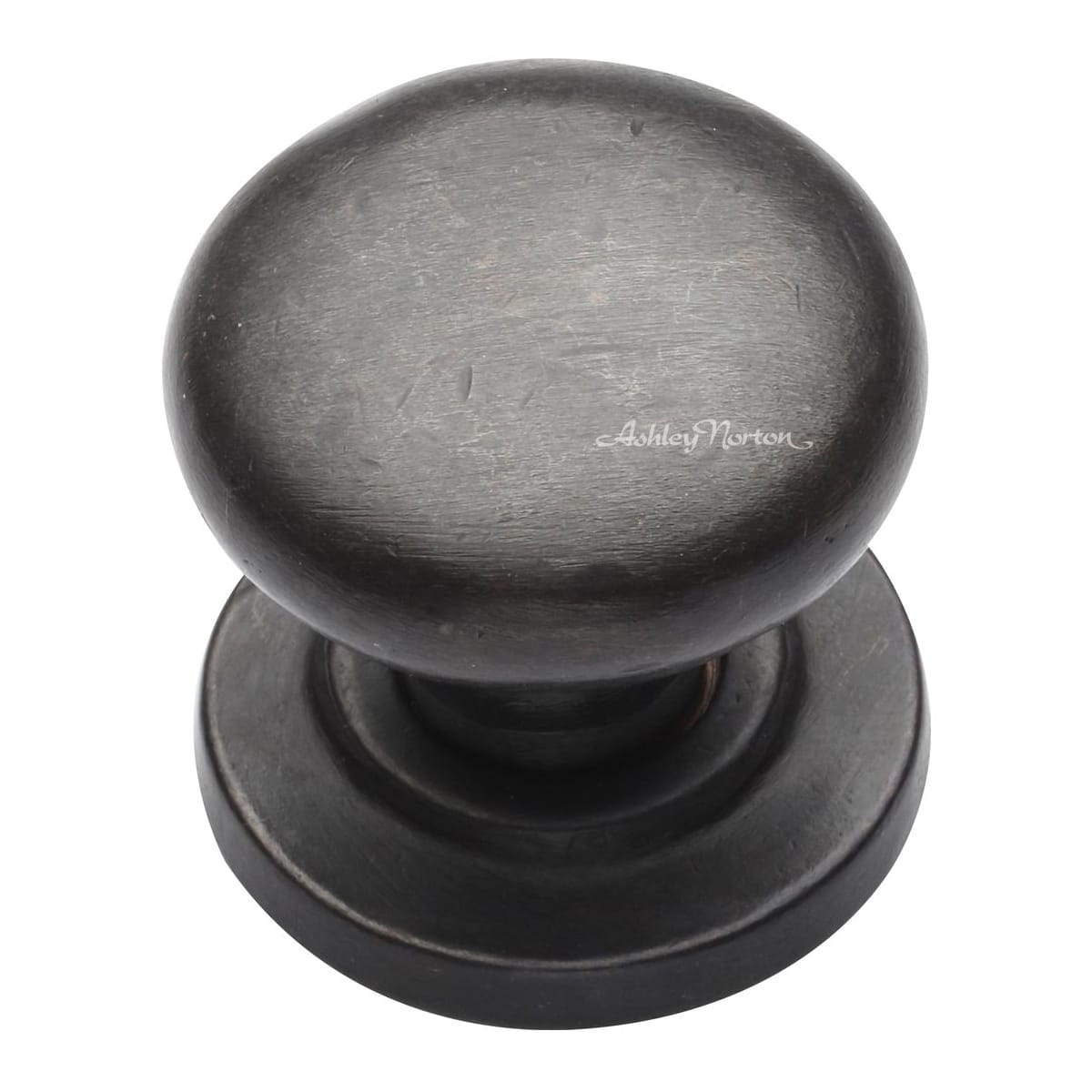 Ashley Norton - BZ.113 11/2 - Solid Bronze Round 1-1/2 Inch Mushroom Cabinet Knob in Dark Bronze