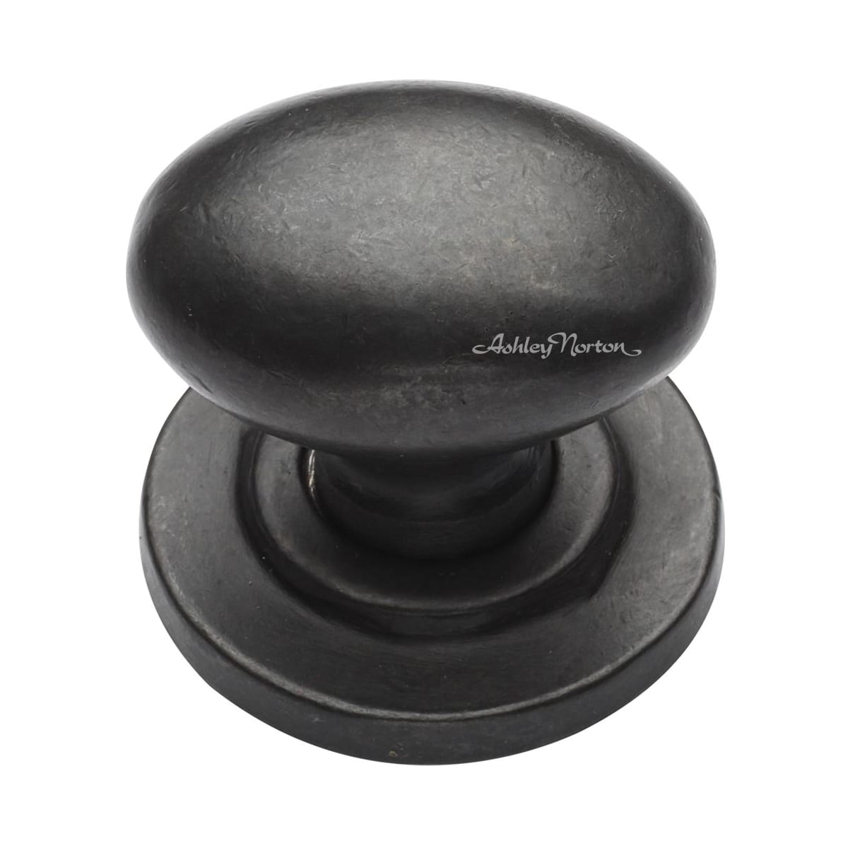 Ashley Norton - BZ.114 11/2 - Solid Bronze Oval 1-1/2 Inch Oval Cabinet Knob in Dark Bronze