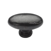 Ashley Norton - BZ.118 2 - Solid Bronze Oval 2 Inch Oval Cabinet Knob in Dark Bronze