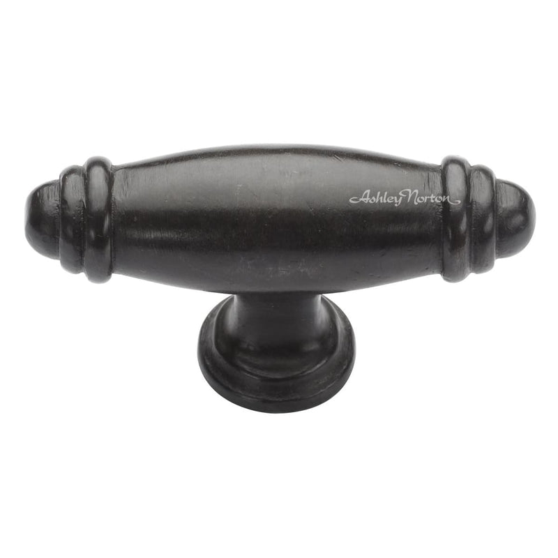 Solid Bronze Artisanal Large 3-1/8 Inch Bar Cabinet Knob