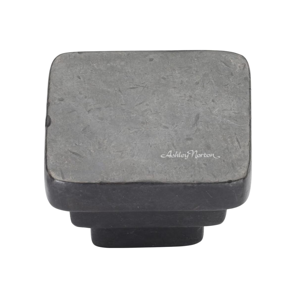 Ashley Norton - BZ.3672 11/4 - Solid Bronze Square Step 1-1/4 Inch Square Cabinet Knob in Dark Bronze