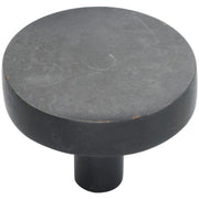 Solid Bronze Disc 1-1/2 Inch Mushroom Cabinet Knob