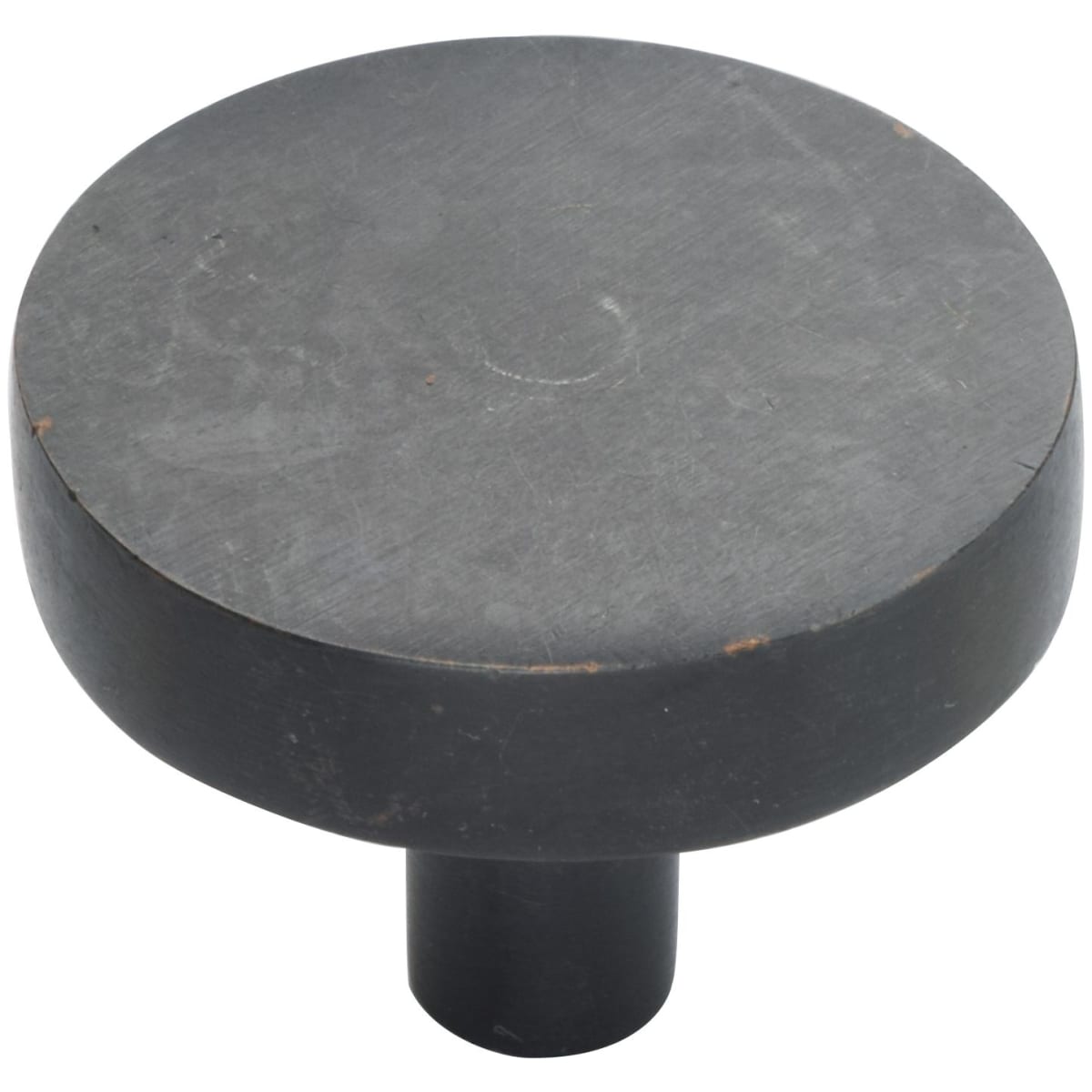 Solid Bronze Disc 1-1/4 Inch Mushroom Cabinet Knob