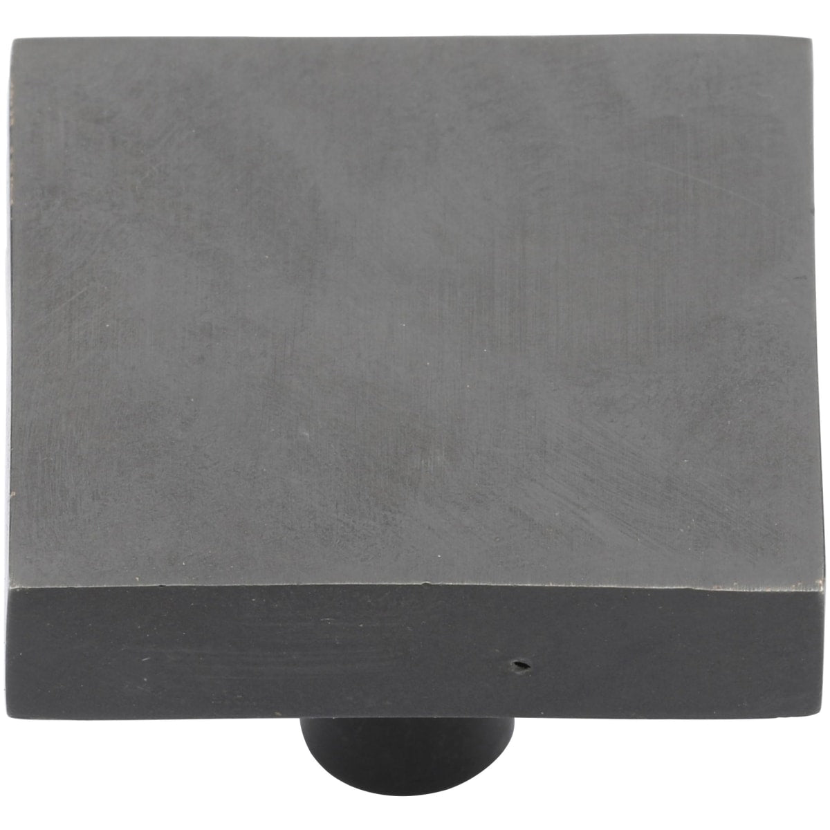 Solid Bronze Disc 1-1/4 Inch Square Cabinet Knob