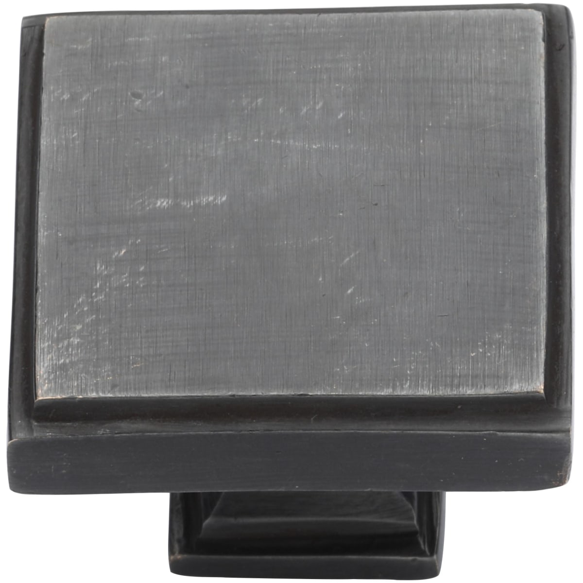 Solid Bronze Miles 1-1/2 Inch Square Cabinet Knob