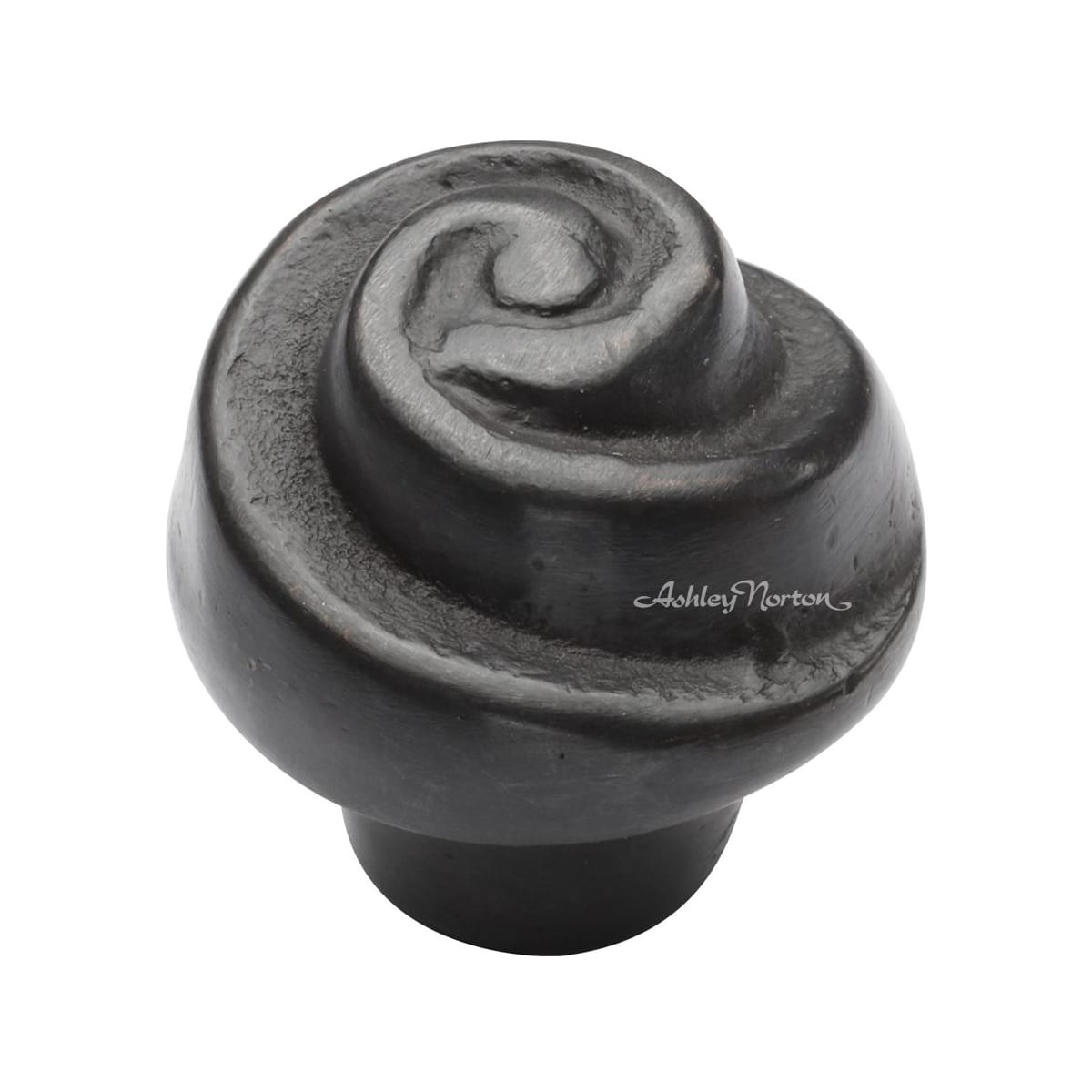 Solid Bronze Rose 1-5/8 Inch Mushroom Cabinet Knob