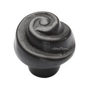 Solid Bronze Rose 1-5/8 Inch Mushroom Cabinet Knob