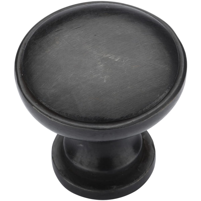 Ashley Norton - BZ.3981 11/2 - Solid Bronze Aiden 1-1/2 Inch Mushroom Cabinet Knob in Dark Bronze