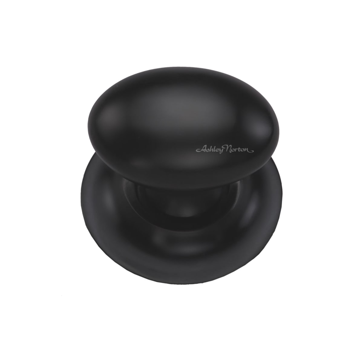 Solid Brass Egg 1-1/2 Inch Oval Cabinet Knob with Backplate