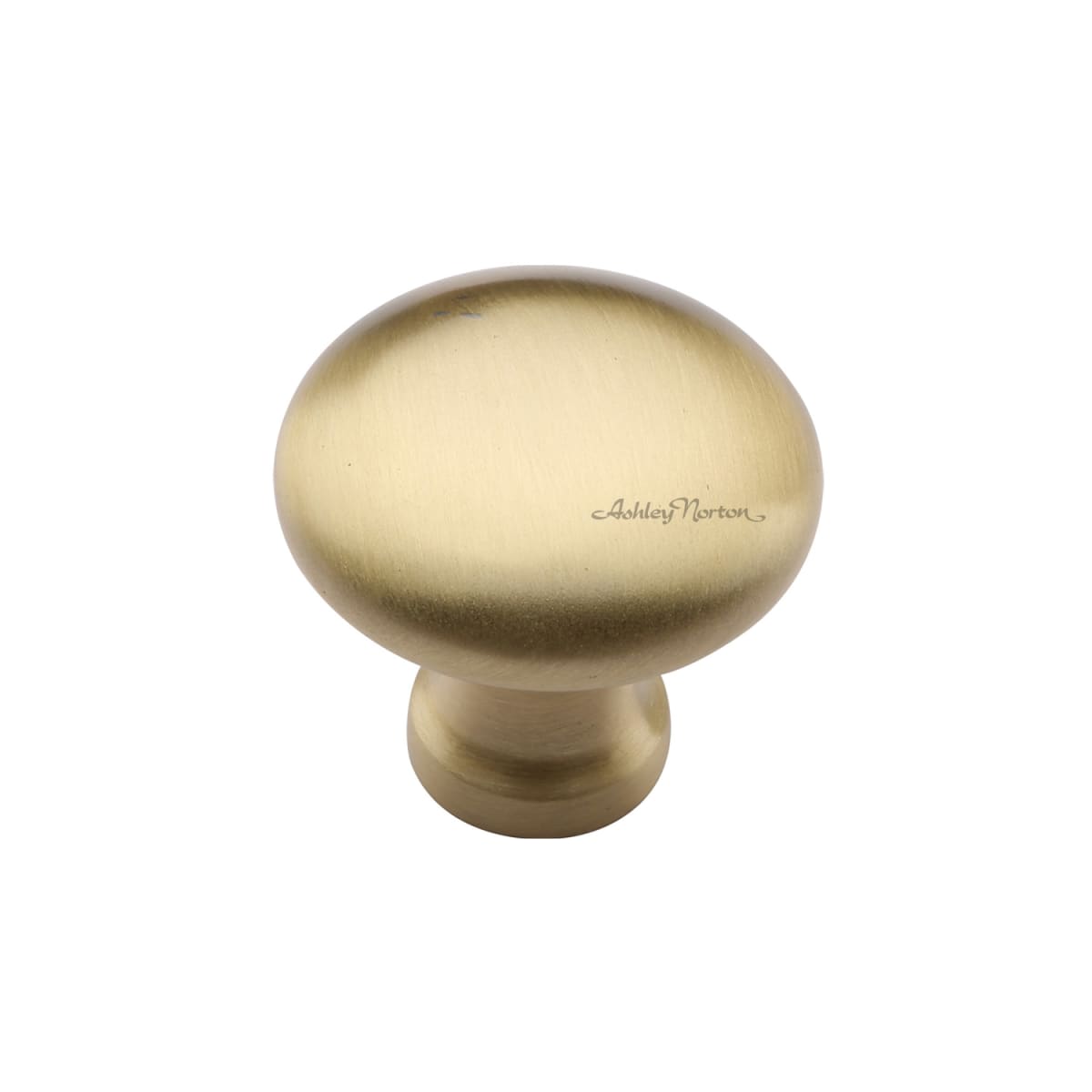 Solid Brass Round 1-1/4 Inch Mushroom Cabinet Knob