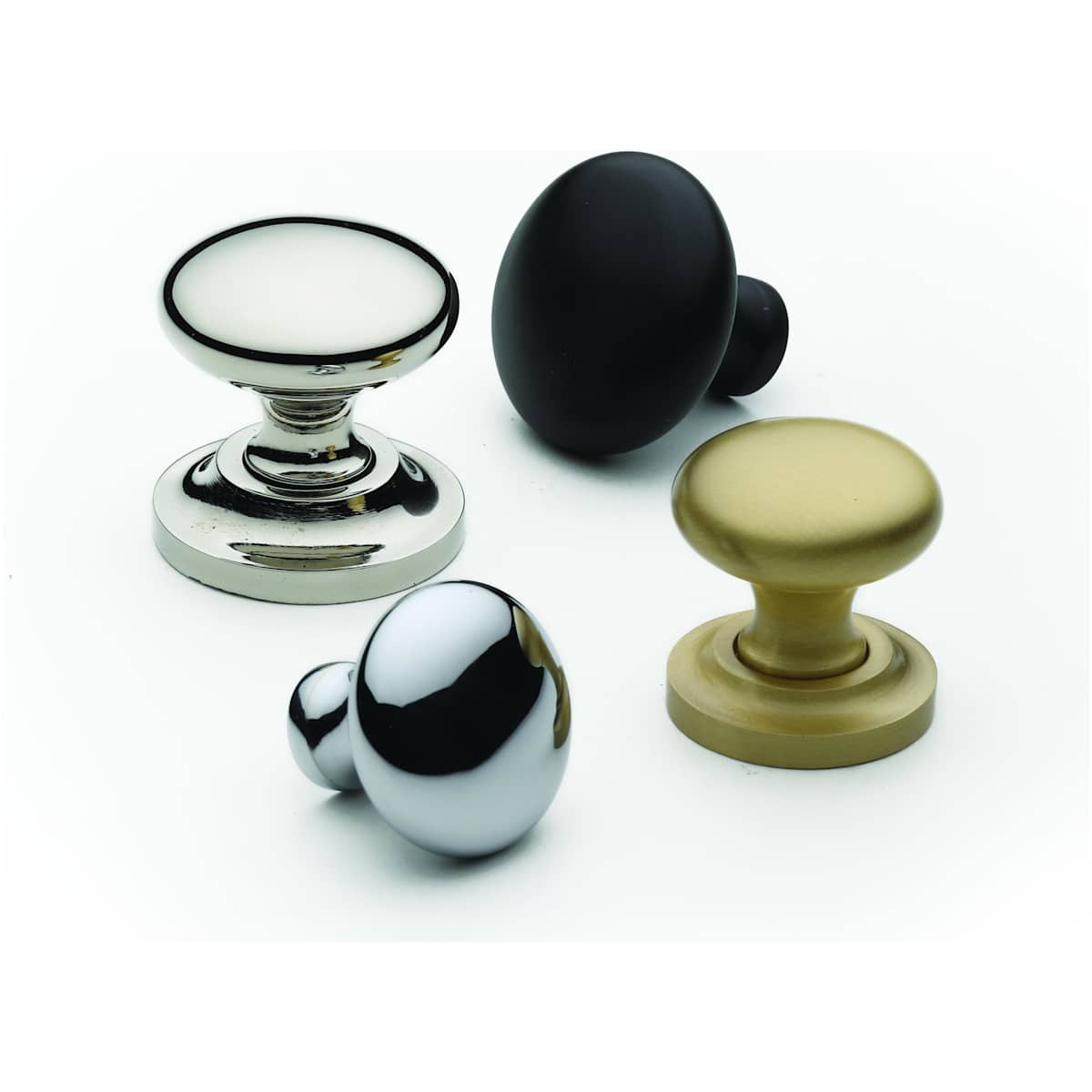 Ashley Norton - MT0117-038-GSN - Solid Brass Round 1-1/2 Inch Mushroom Cabinet Knob in Satin Nickel