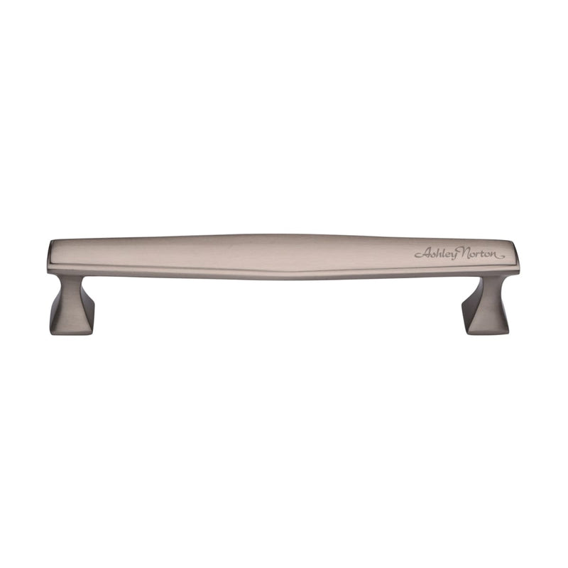 Ashley Norton - MT0334-096-GSN - Solid Brass Deco 3-3/4 Inch Center to Center Handle Cabinet Pull in Satin Nickel
