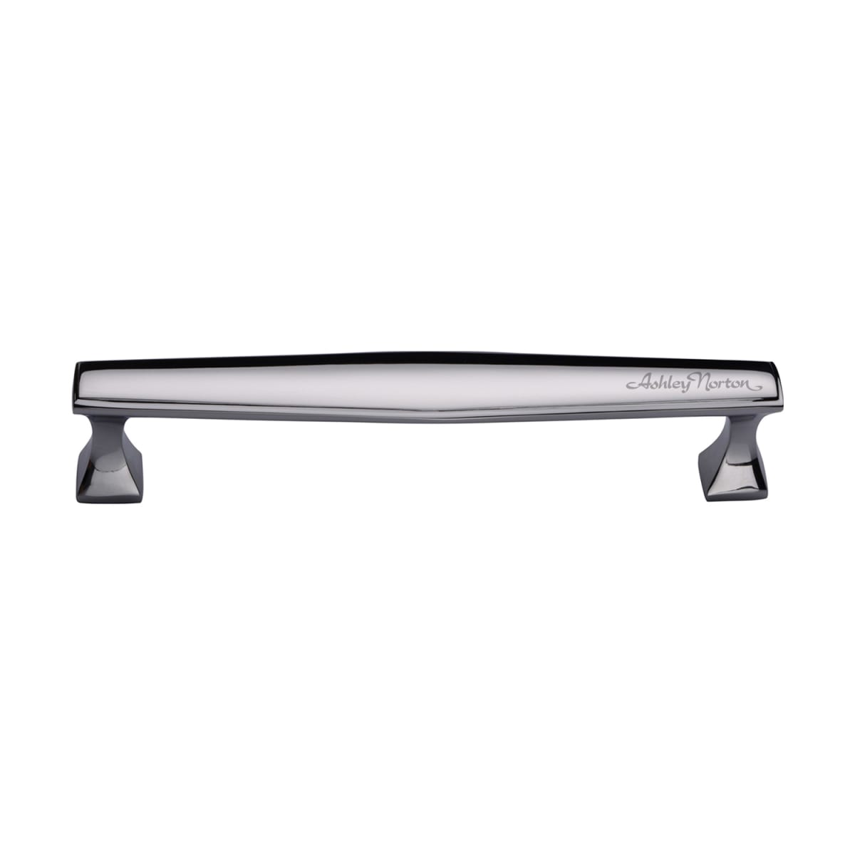 Ashley Norton - MT0334-254-PCH - Solid Brass Deco 10 Inch Center to Center Handle Cabinet Pull in Polished Chrome