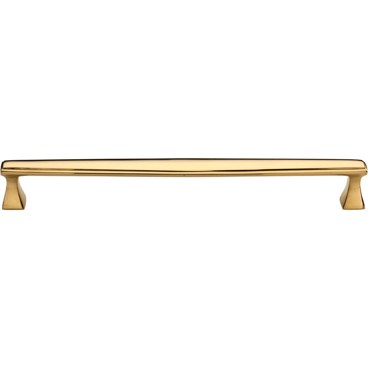 Solid Brass Deco 10 Inch Center to Center Handle Cabinet Pull