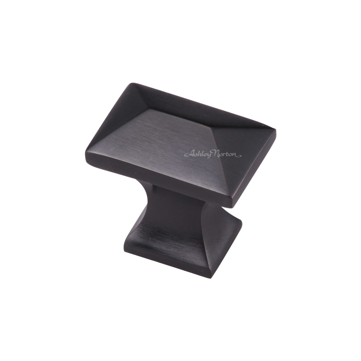 Solid Brass Anvil 1-3/8 Inch Rectangular Cabinet Knob
