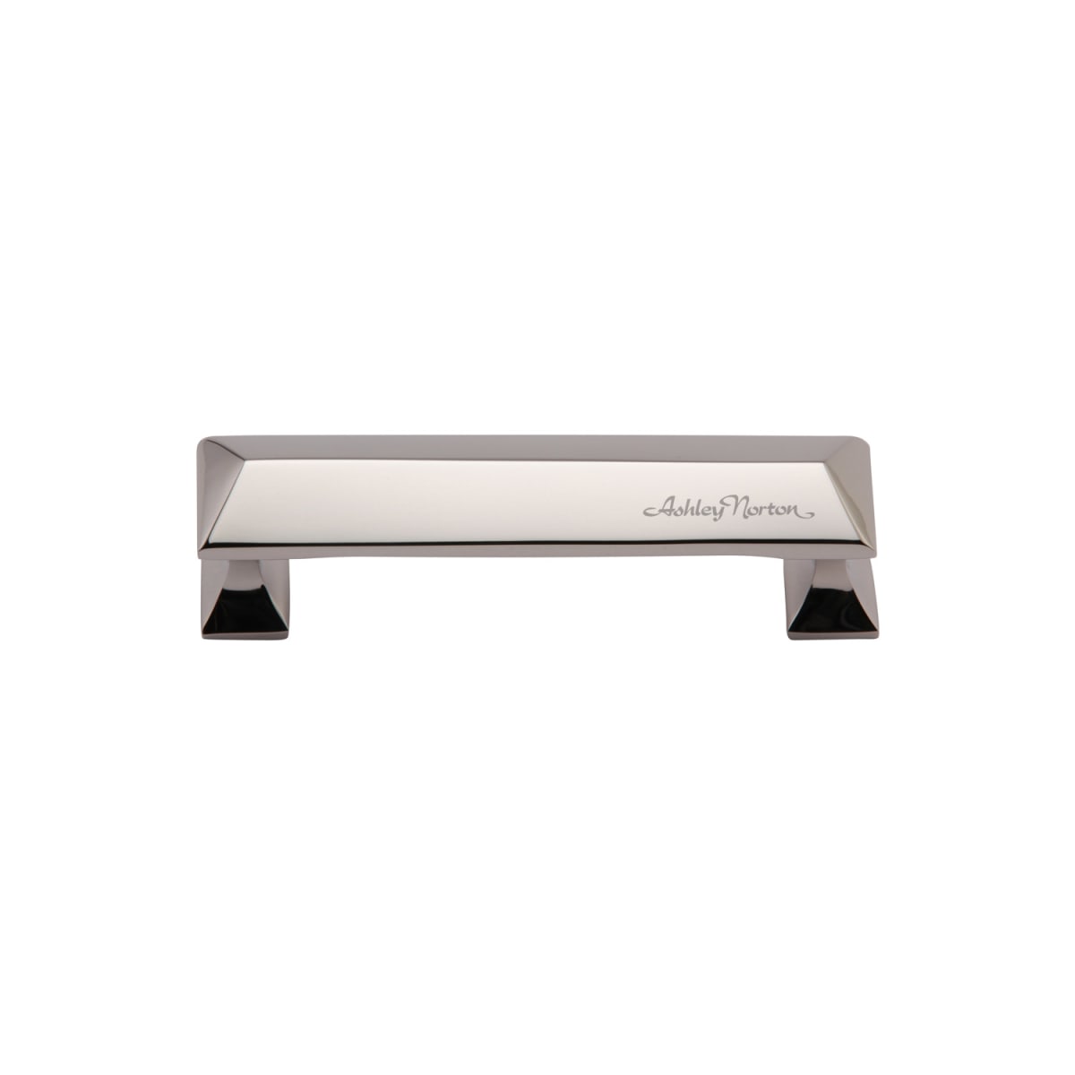 Ashley Norton - MT2232-152-PNI - Solid Brass Anvil 6 Inch Center to Center Bar Cabinet Pull in Polished Nickel