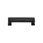 Ashley Norton - MT2232-203-BLK - Solid Brass Anvil 8 Inch Center to Center Bar Cabinet Pull in Flat Black