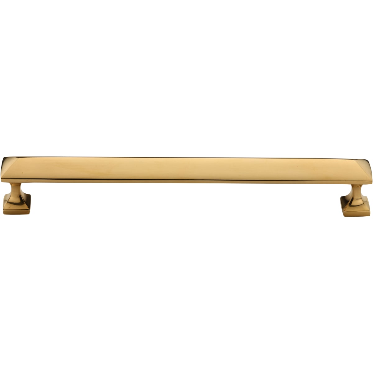 Solid Brass Anvil 8 Inch Center to Center Bar Cabinet Pull