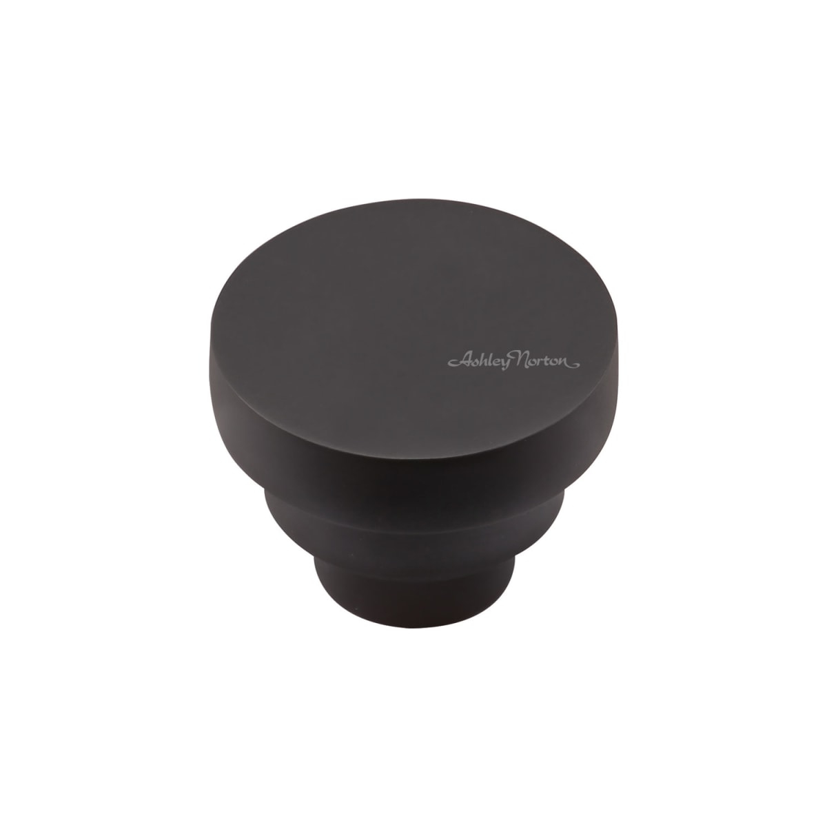 Solid Brass Round Step 1-1/2 Inch Mushroom Cabinet Knob