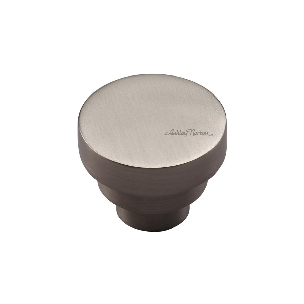 Solid Brass Round Step 1-1/2 Inch Mushroom Cabinet Knob