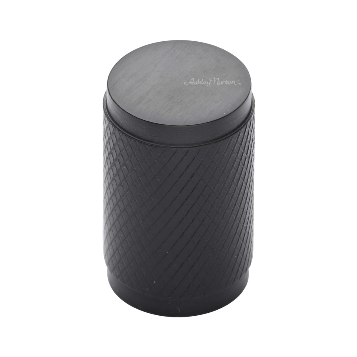 Solid Brass Stick Knurled 13/16 Inch Cylindrical Cabinet Knob