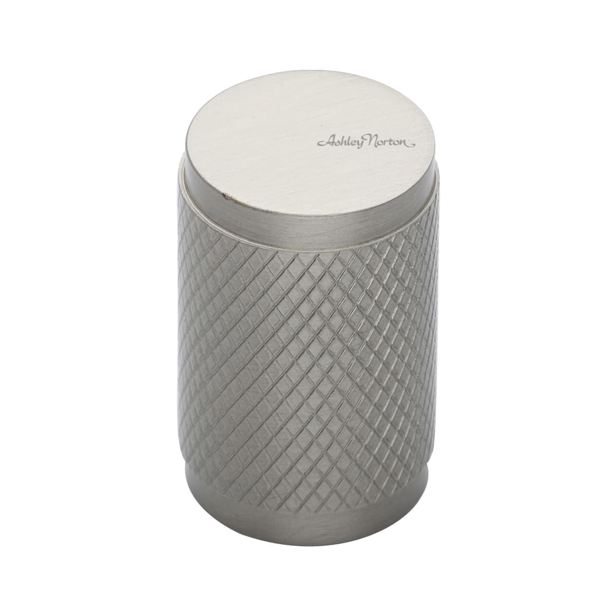 Solid Brass Stick Knurled 13/16 Inch Cylindrical Cabinet Knob