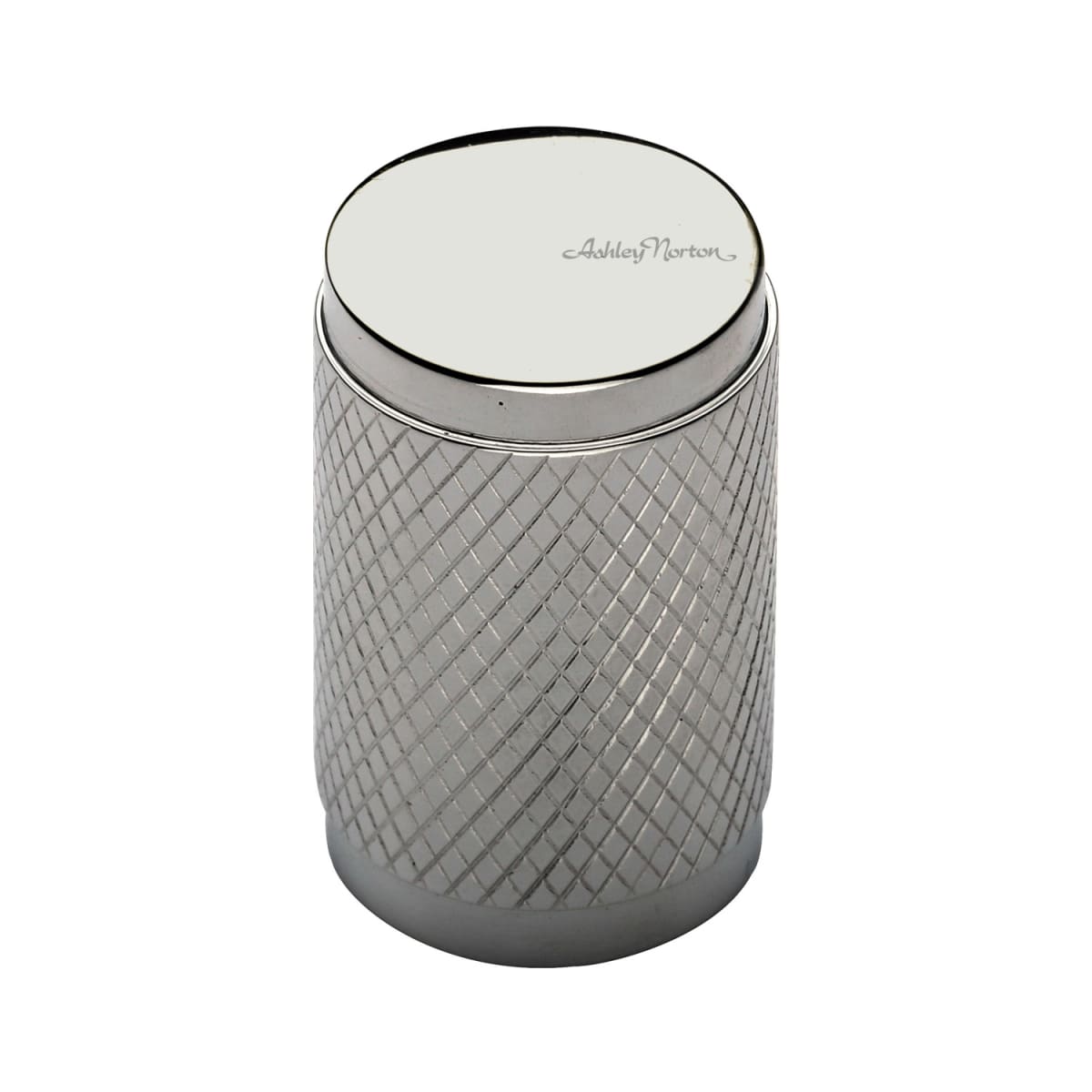 Solid Brass Stick Knurled 13/16 Inch Cylindrical Cabinet Knob