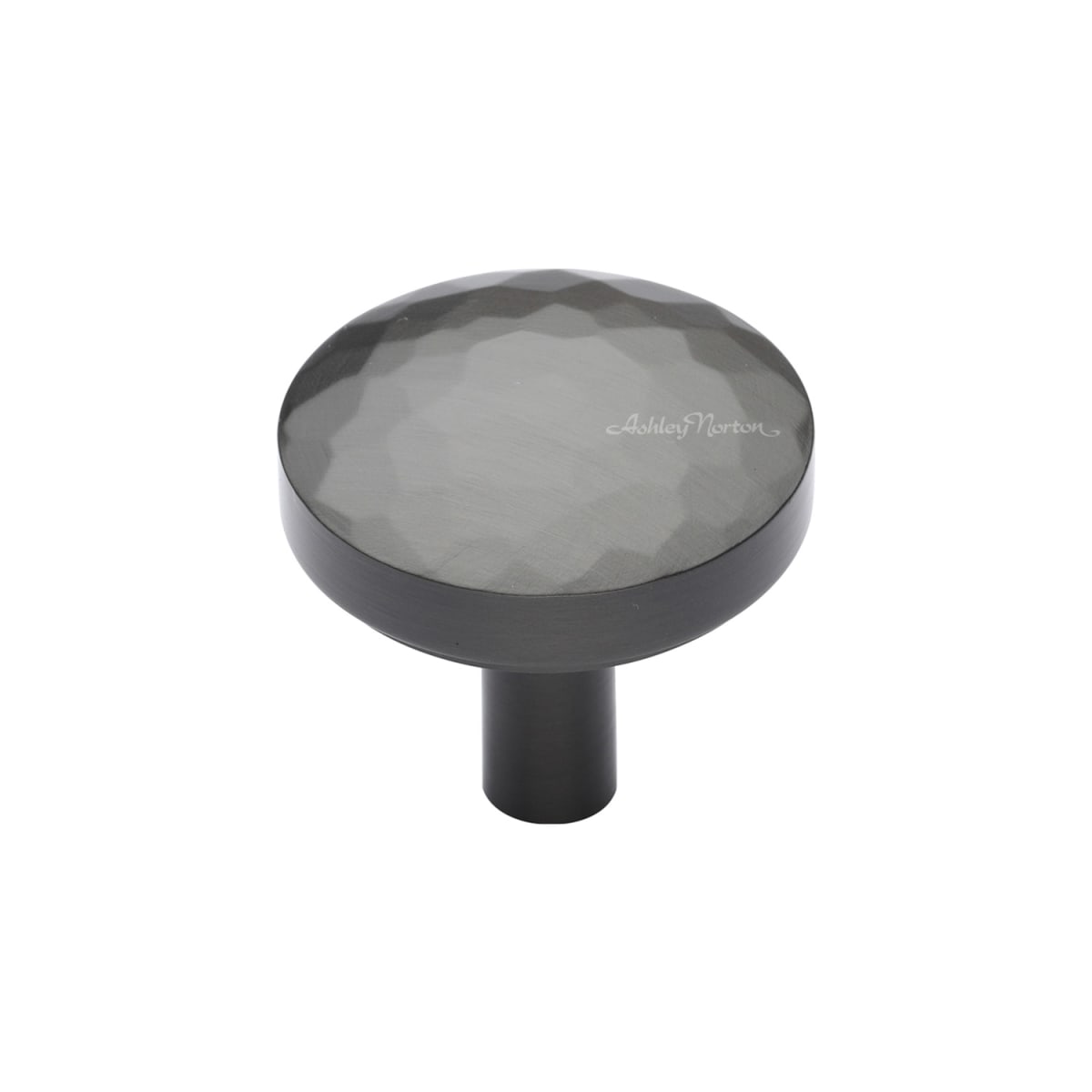 Solid Brass Hammered Tayo 1-1/4 Inch Mushroom Cabinet Knob