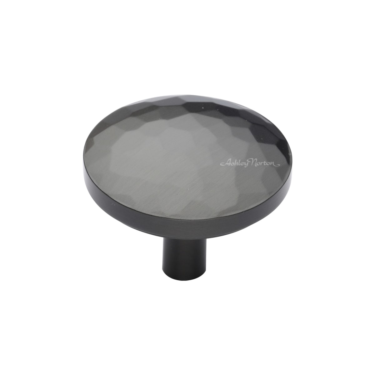 Solid Brass Hammered Tayo 1-1/2 Inch Mushroom Cabinet Knob
