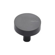 Ashley Norton - MT3880-032-DOR - Solid Brass Modern 1-1/4 Inch Mushroom Cabinet Knob in Dark Oil Rubbed