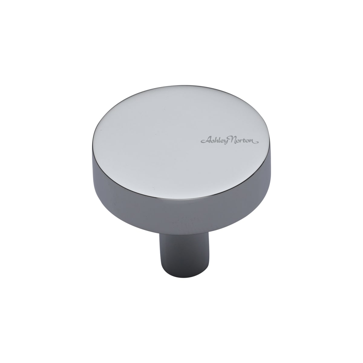 Solid Brass Modern 1-1/4 Inch Mushroom Cabinet Knob