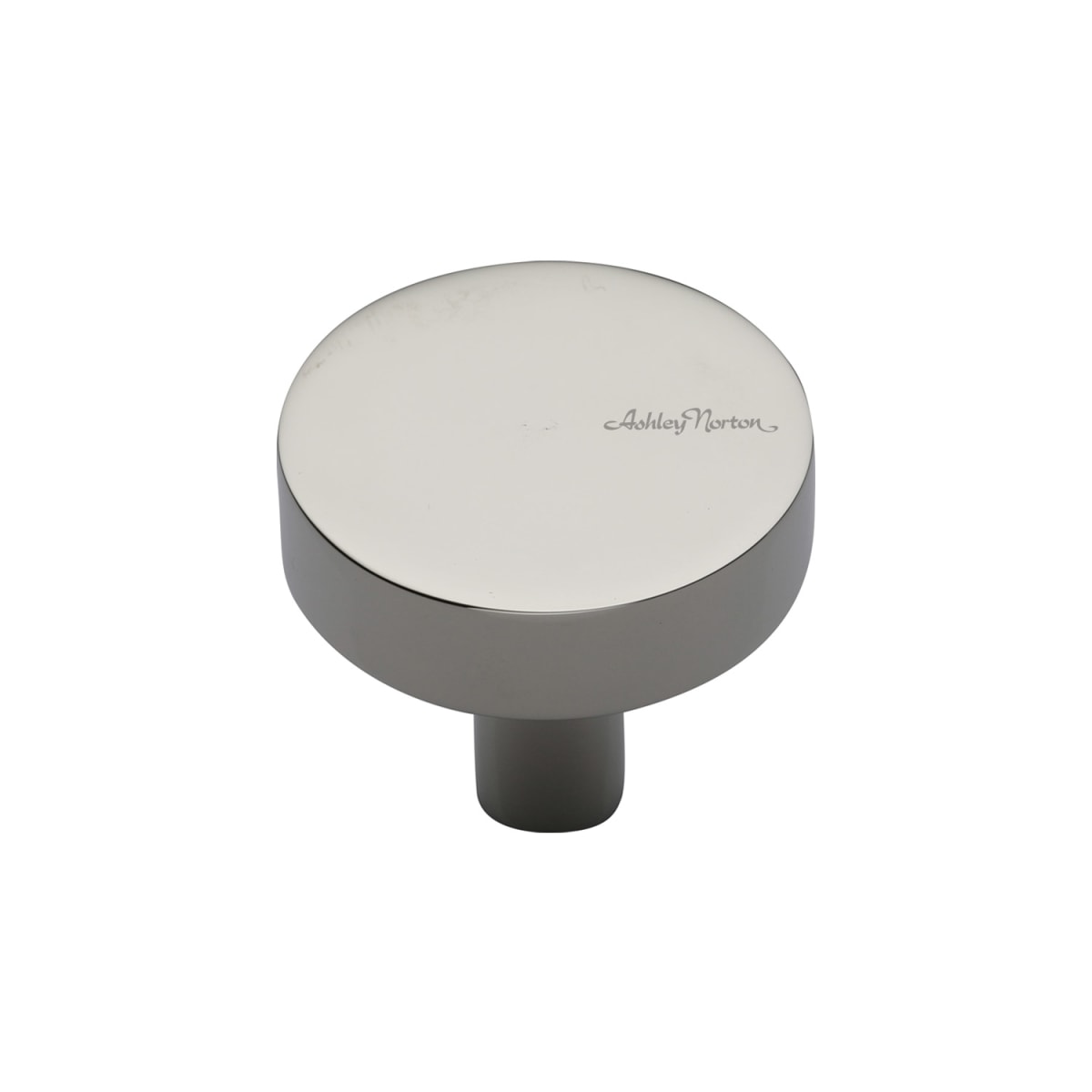 Solid Brass Modern 1-1/4 Inch Mushroom Cabinet Knob