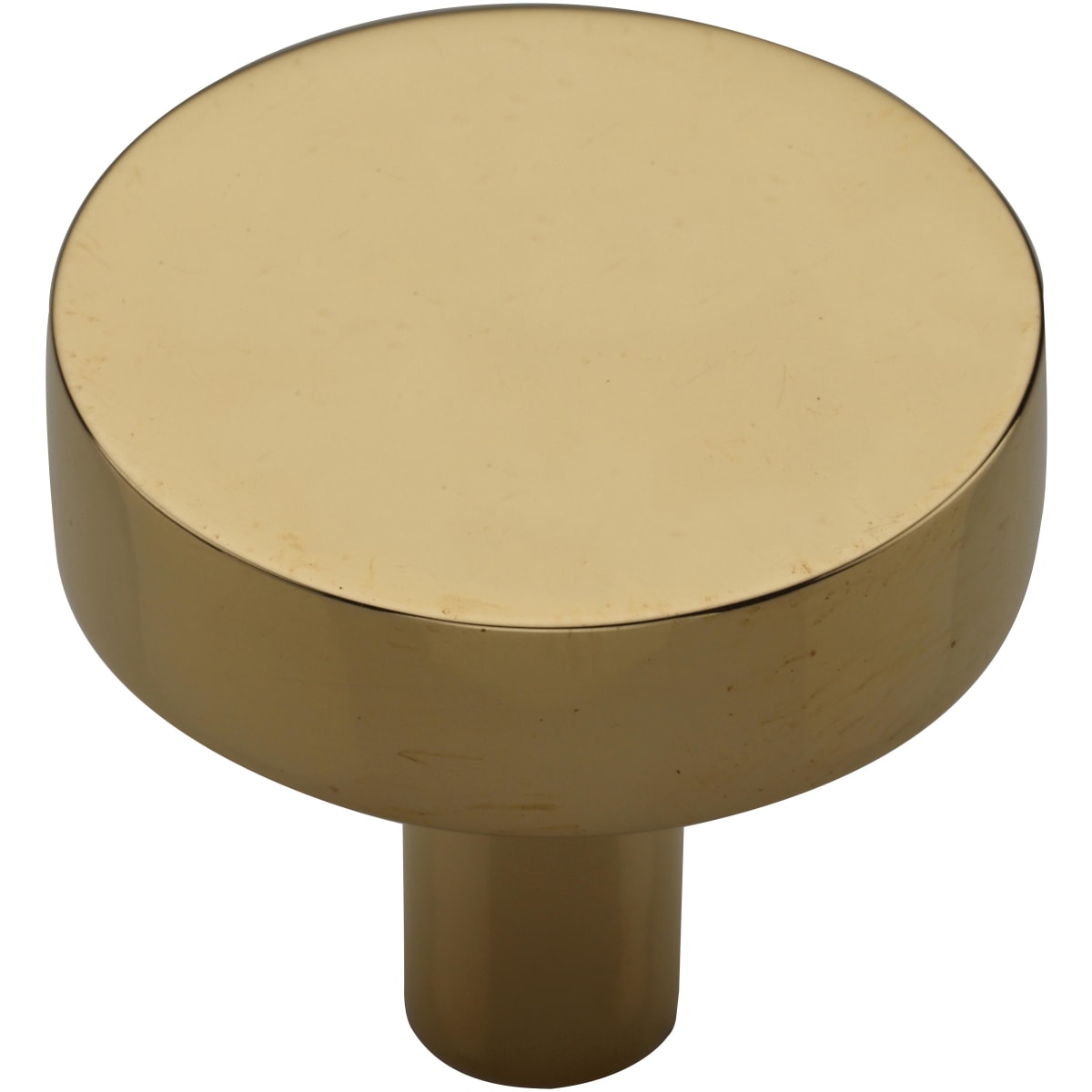 Solid Brass Modern 1-1/4 Inch Mushroom Cabinet Knob