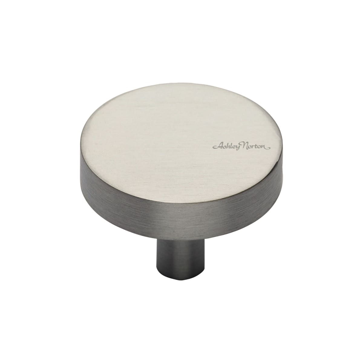 Solid Brass Modern 1-1/2 Inch Mushroom Cabinet Knob