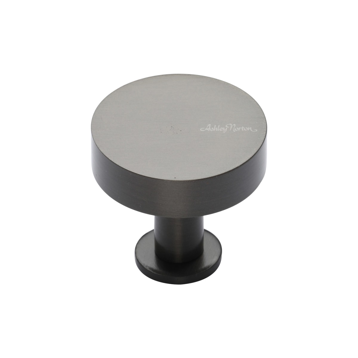 Solid Brass Disc 1-1/4 Inch Mushroom Cabinet Knob
