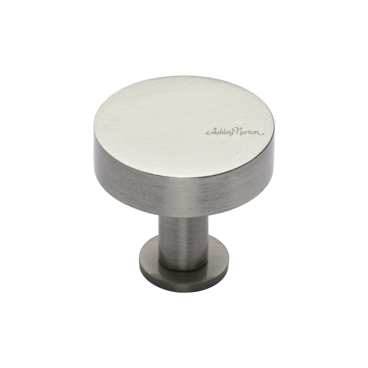 Solid Brass Disc 1-1/4 Inch Mushroom Cabinet Knob