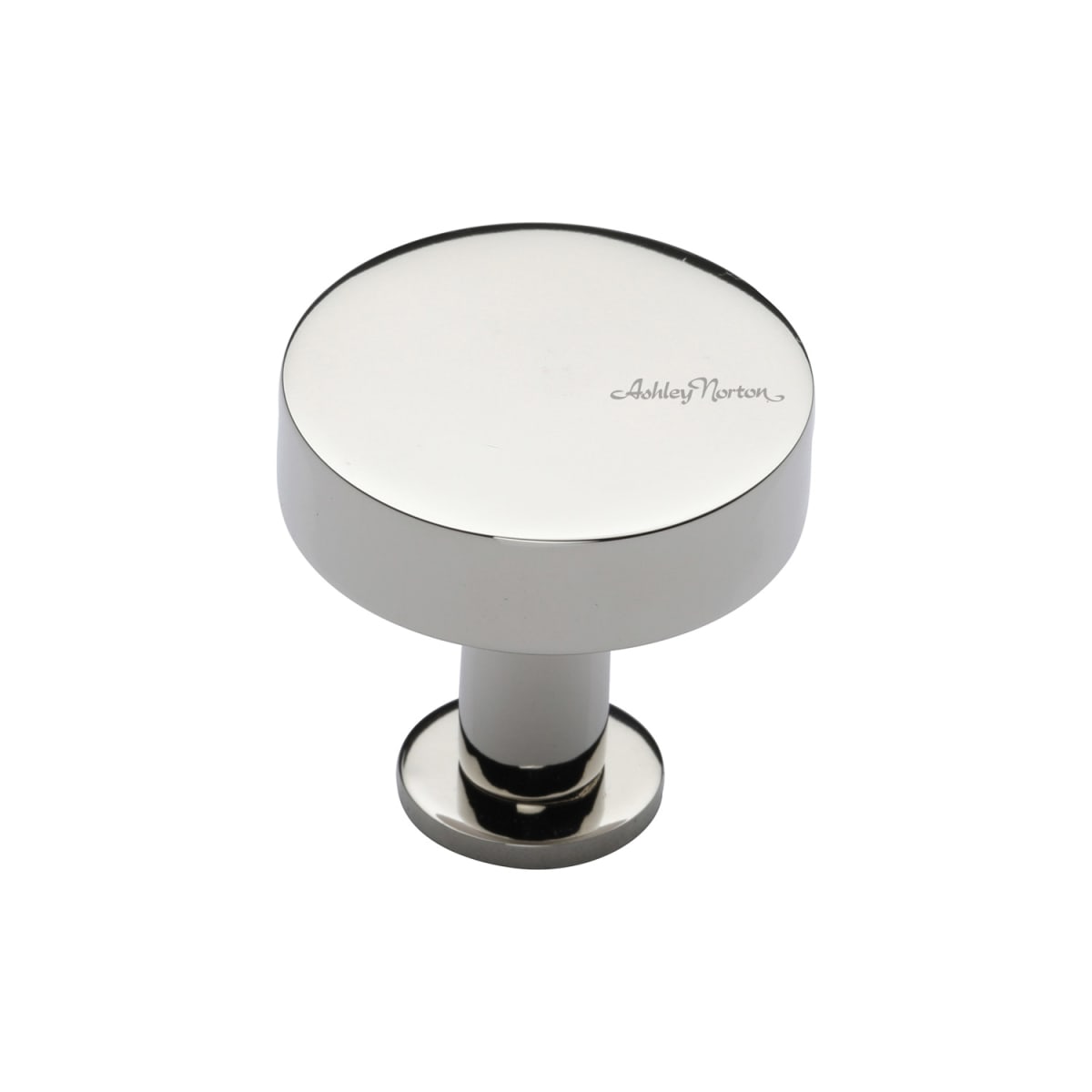 Solid Brass Disc 1-1/4 Inch Mushroom Cabinet Knob