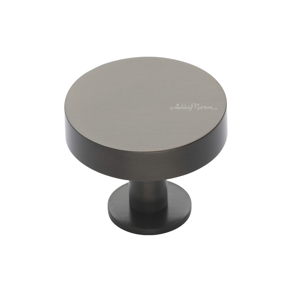Solid Brass Disc 1-1/2 Inch Mushroom Cabinet Knob